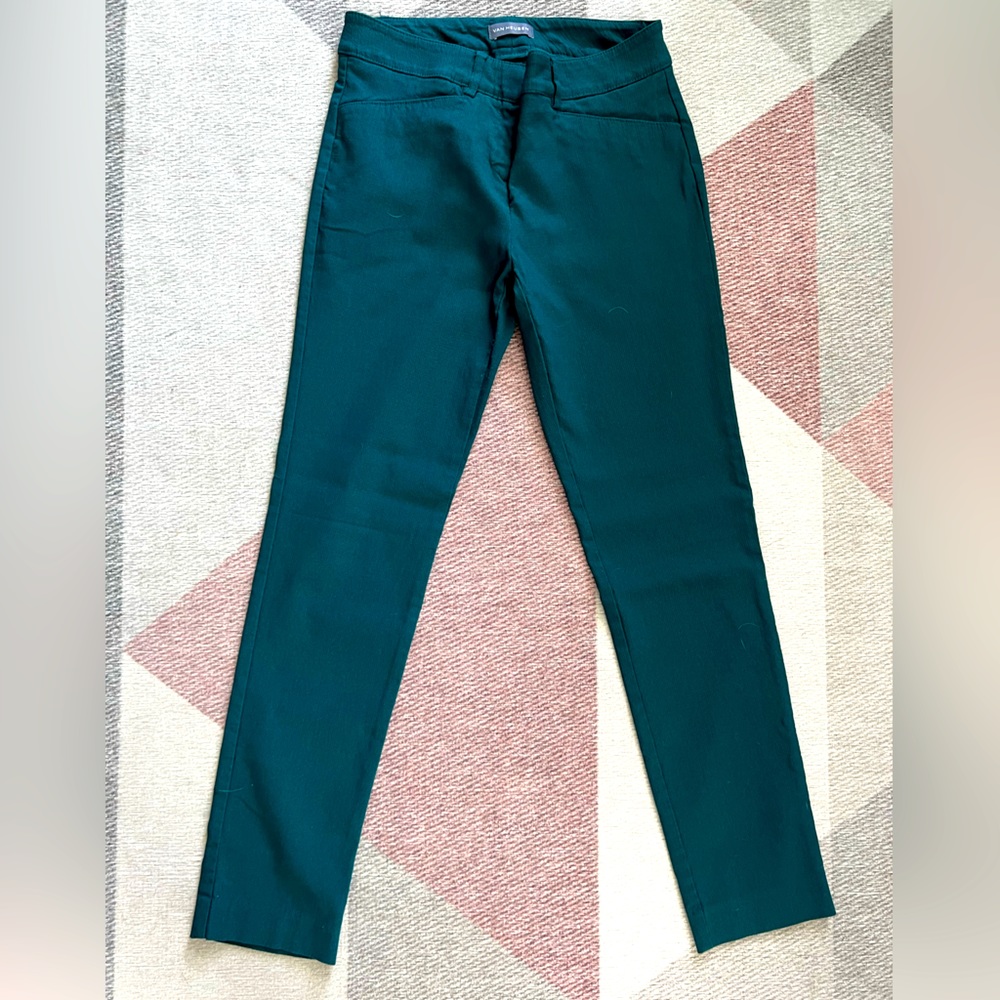 Van Heusen Teal cropped dress pants
